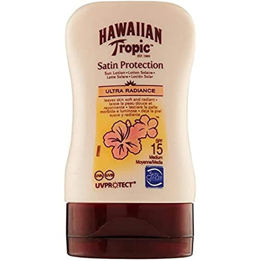 Hawaiian Tropic Satin Protection Sun Lotion Sonnencreme LSF 15 Mini ...